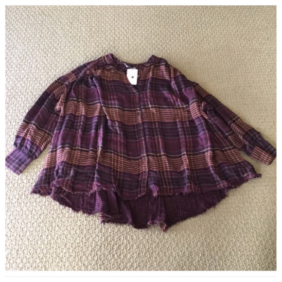 Free People Come Over Buttondown Top.  NWT. - Picture 7 of 8